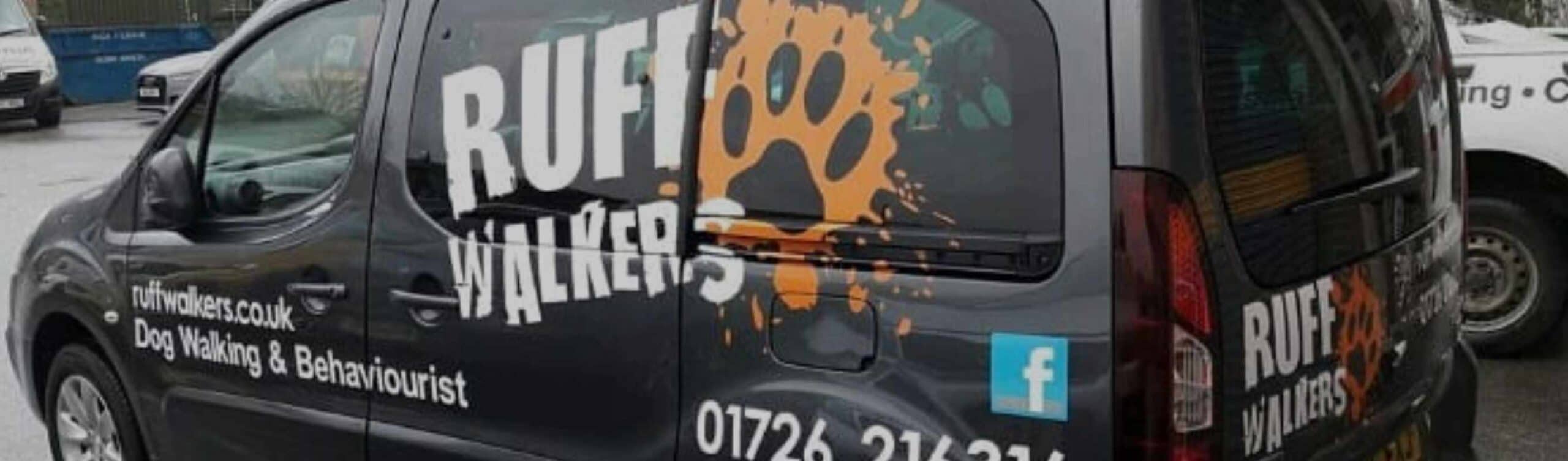 Ruff Walkers Vehicle Sign Writing