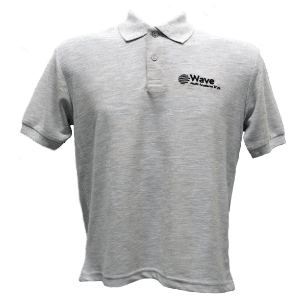 Glendinning Academy grey polo shirt