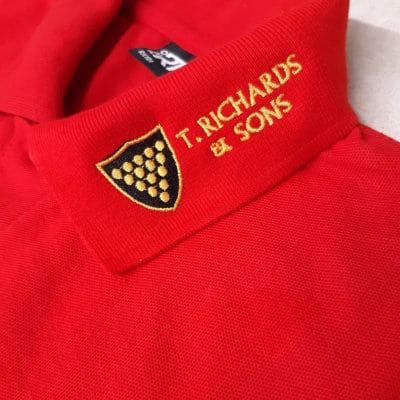 Embroidery positioning - lapel logos