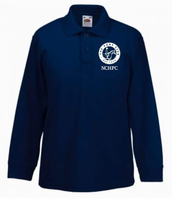 NCH Pony Club Long Sleeve Polo Shirt