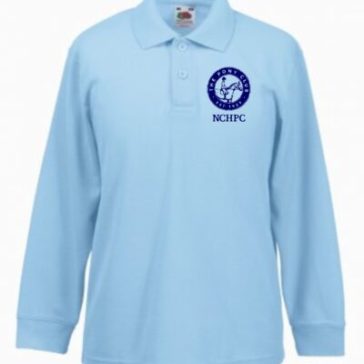 NCH Pony Club Kids Long Sleeve Polo Shirt