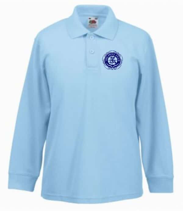 NCH Pony Club TETRATHLON Kids Long Sleeve Polo Shirt