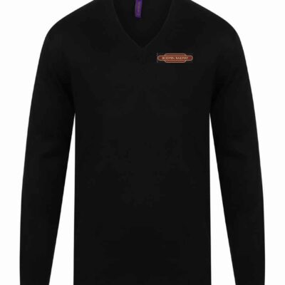 Bodmin Railway V-Neck Knitted Jumper