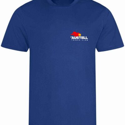 St Austell Tennis Club Unisex Royal T-Shirt Adult