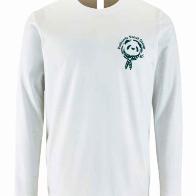 Polkerris long sleeve white t-shirt JC002