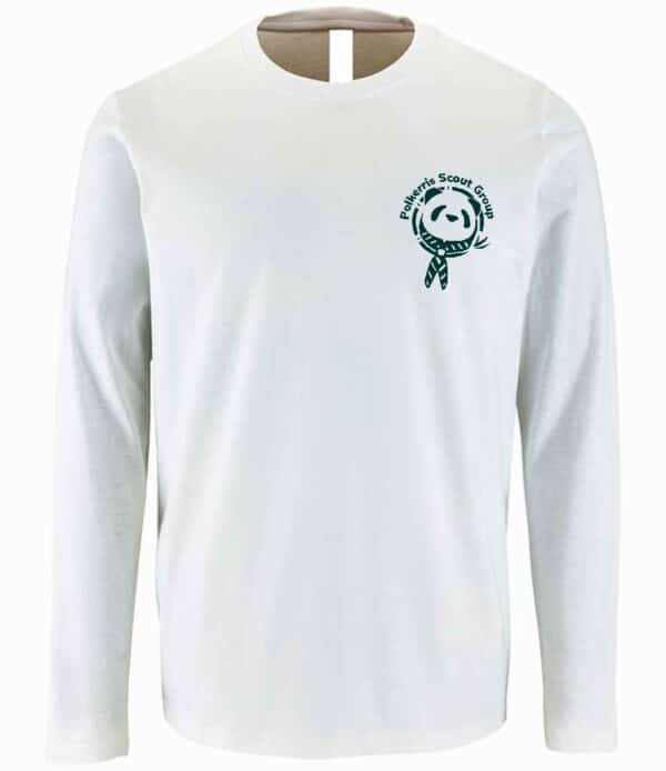 Polkerris long sleeve white t-shirt JC002