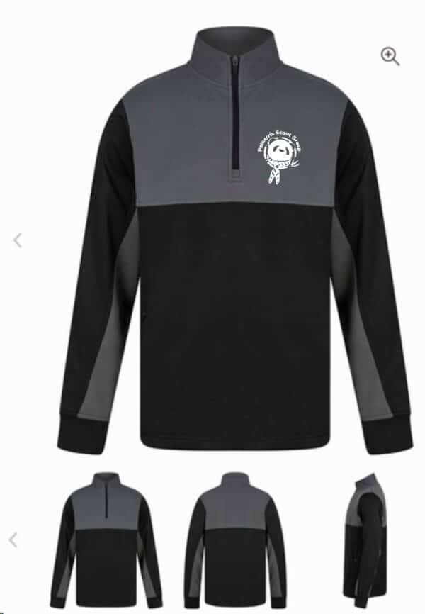 Polkerris 1/4 zip top Juniors